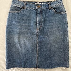 Los Angeles Atelier & Other Stories Denim Mini Skirt, High Waist, Size 12